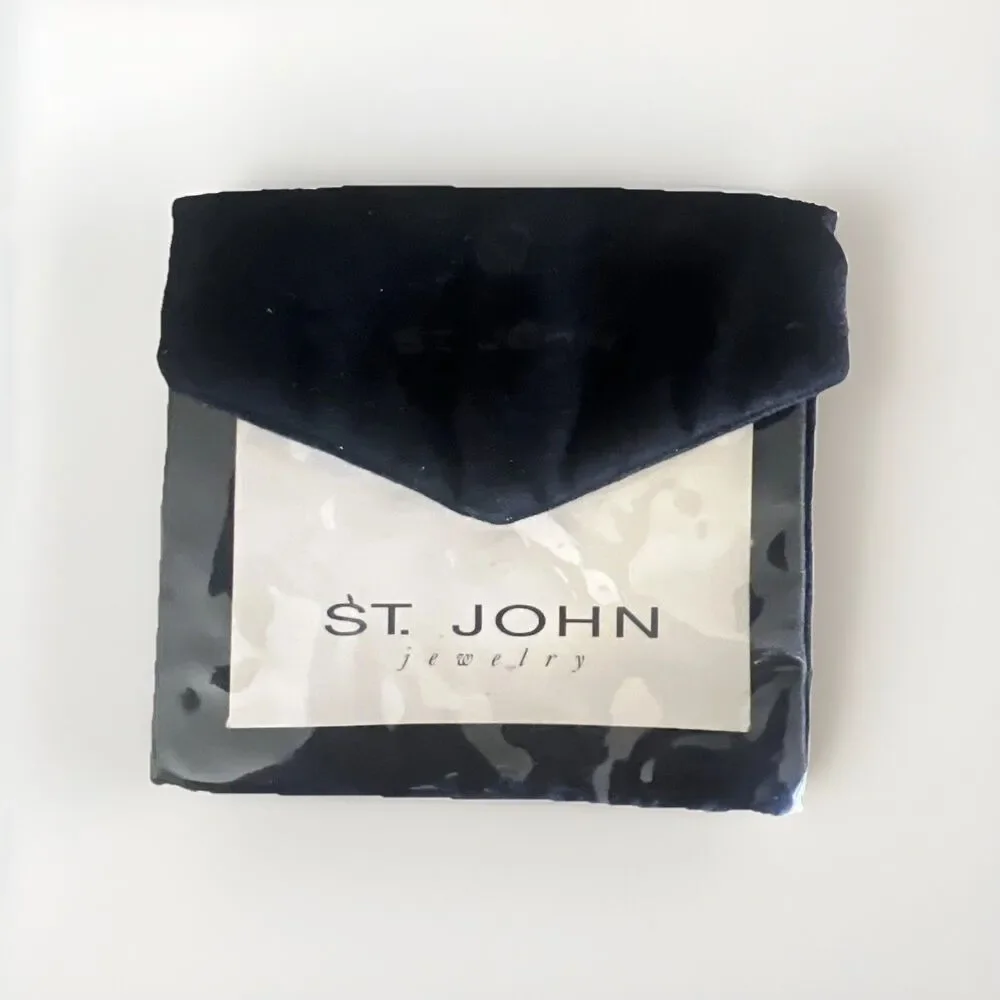 Vintage Original St. John Jewelry Pouch Envelope Holder